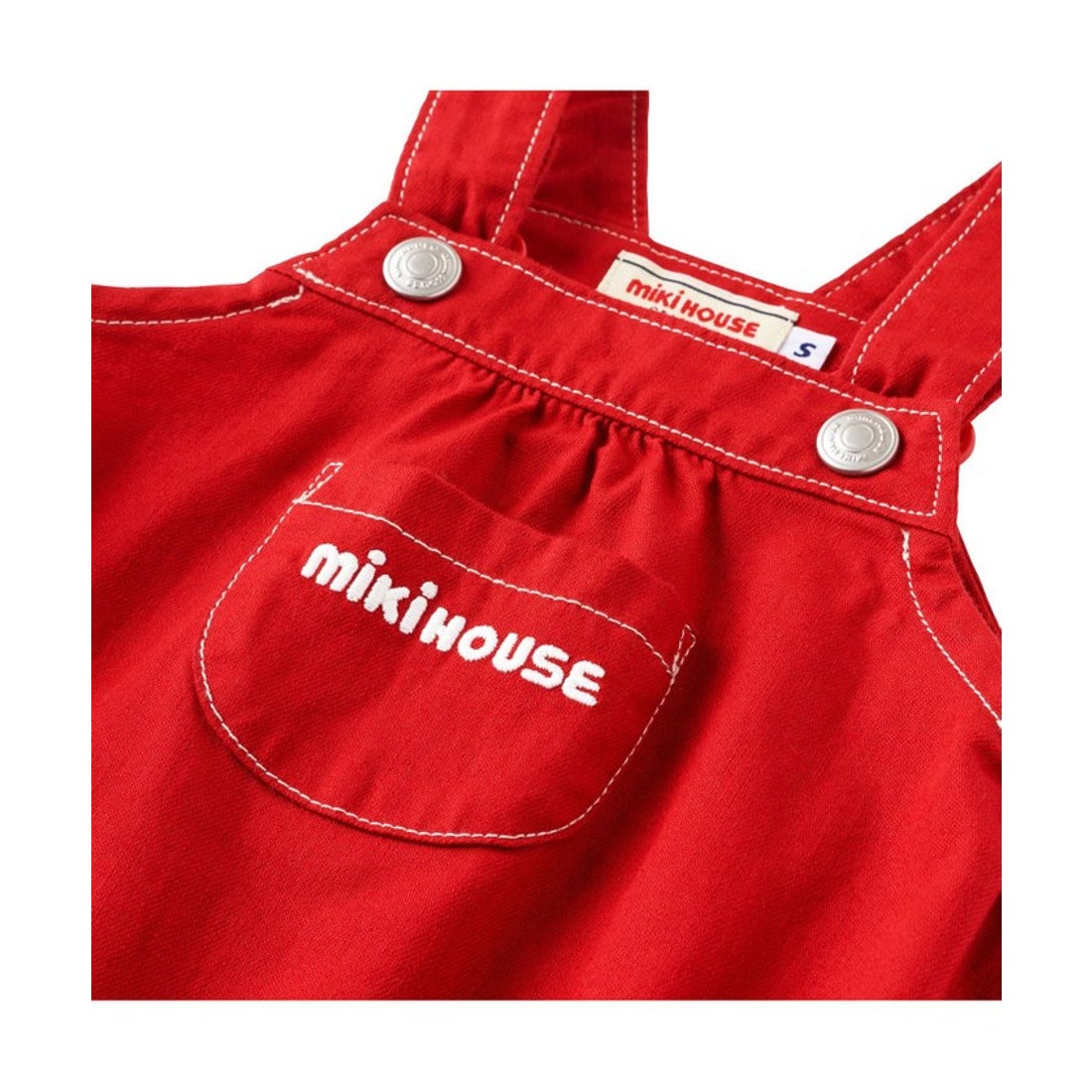 ミキハウス MIKI HOUSE 【ミキハウス】 ロンパース （紺×白） -靴