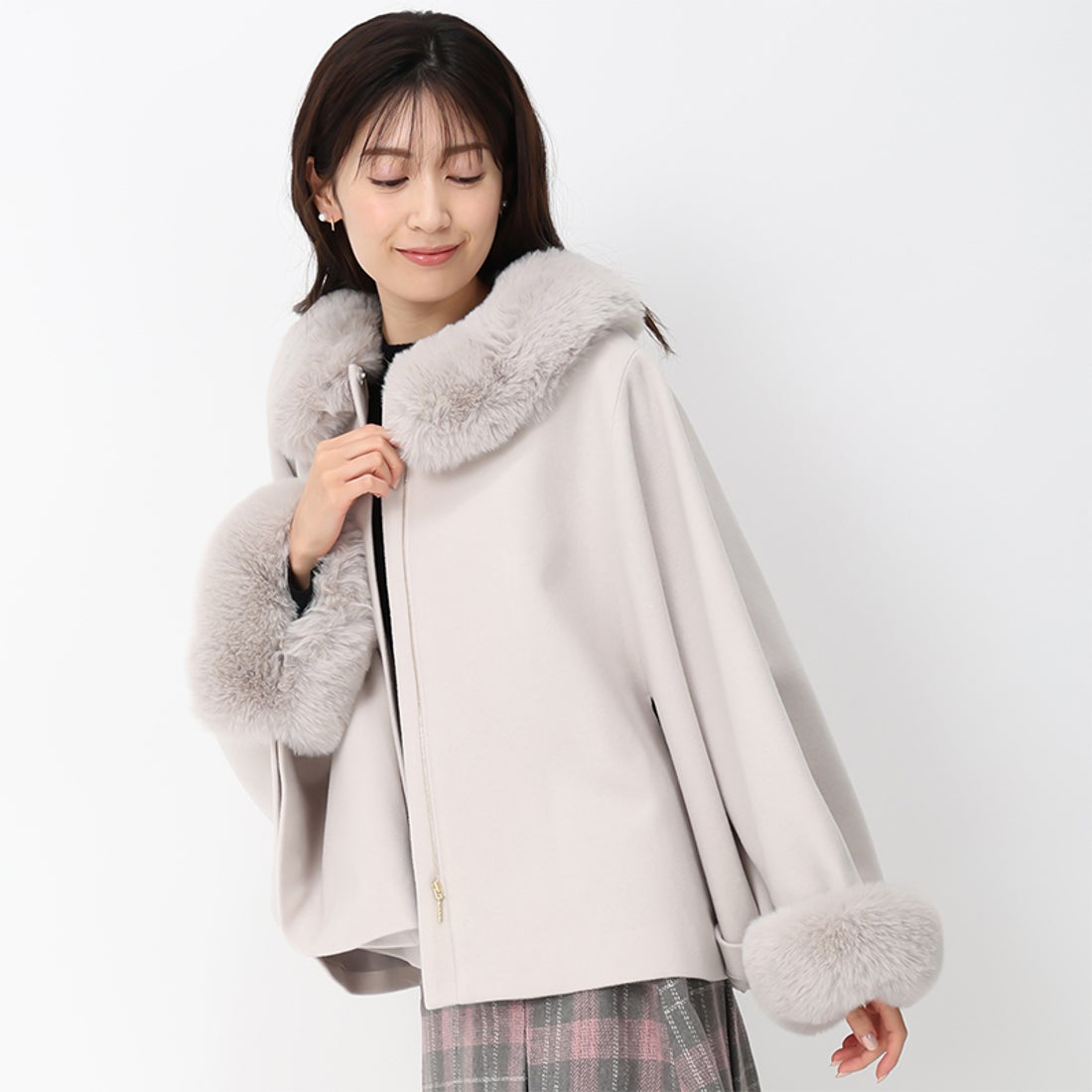 ミッシュマッシュ MISCH MASCH □2024秋冬新作□ポンチョコート