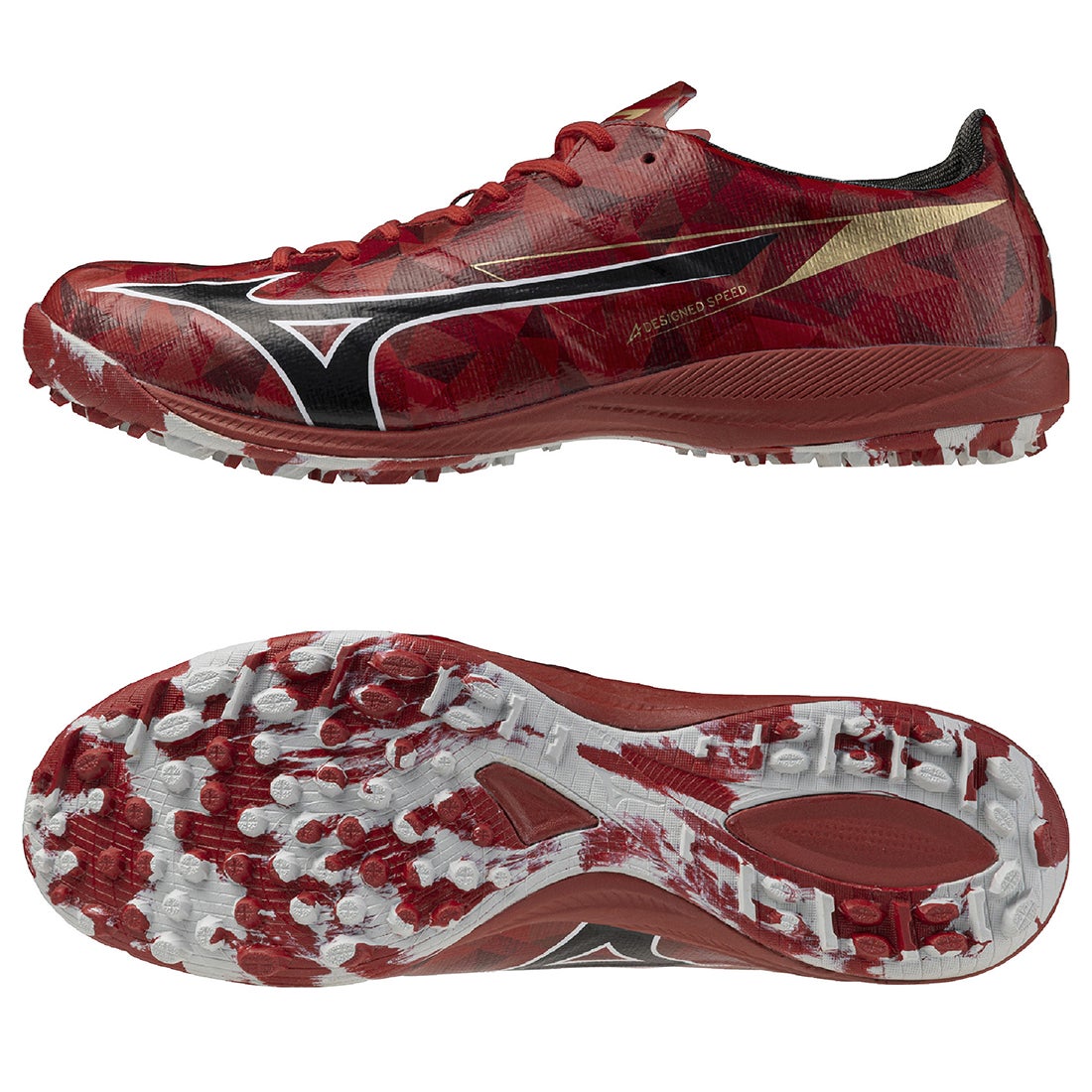 MIZUNO ミズノアルファ2 ELITE AS(レッド×ブラック) P1GD256260