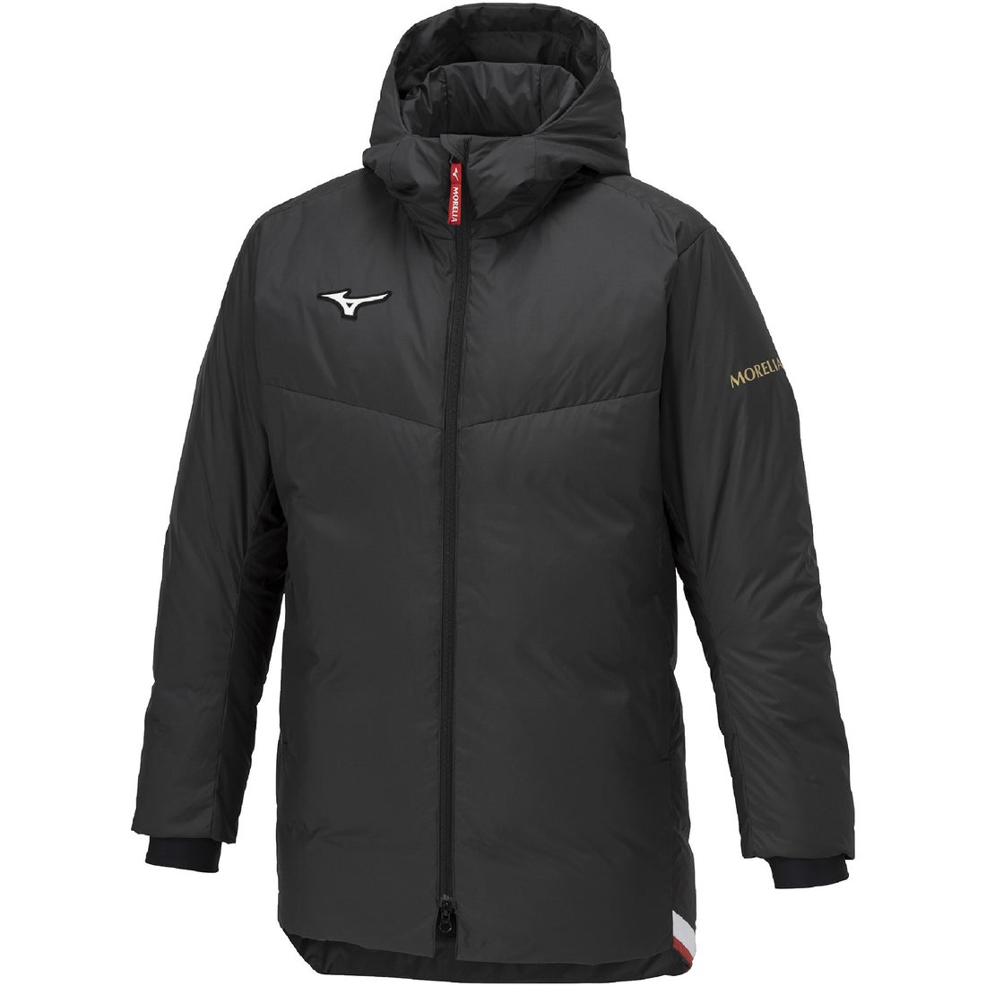 MIZUNO ミズノ MORELIA ダウンハーフコート(ブラック) P2MEA50209