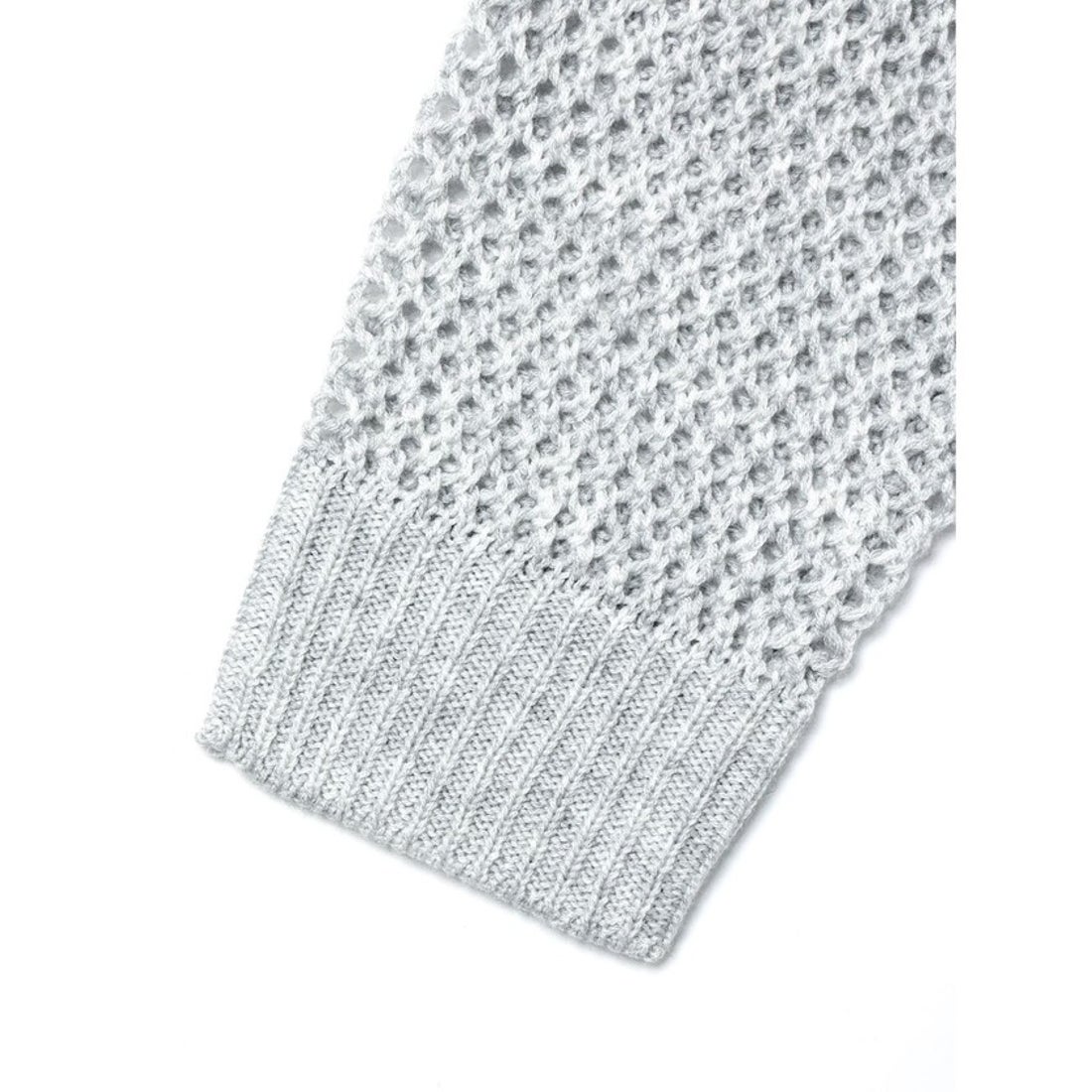 ミズイロインド mizuiro ind mizuiro ind メッシュVネックカーディガン