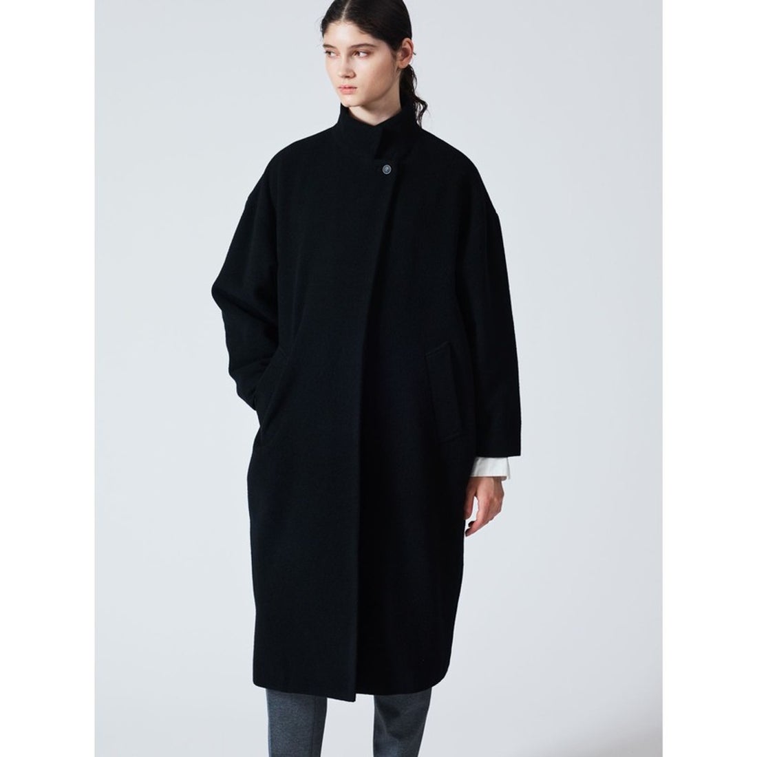 ミズイロインド mizuiro ind mizuiro ind ウールブレンドスタンド