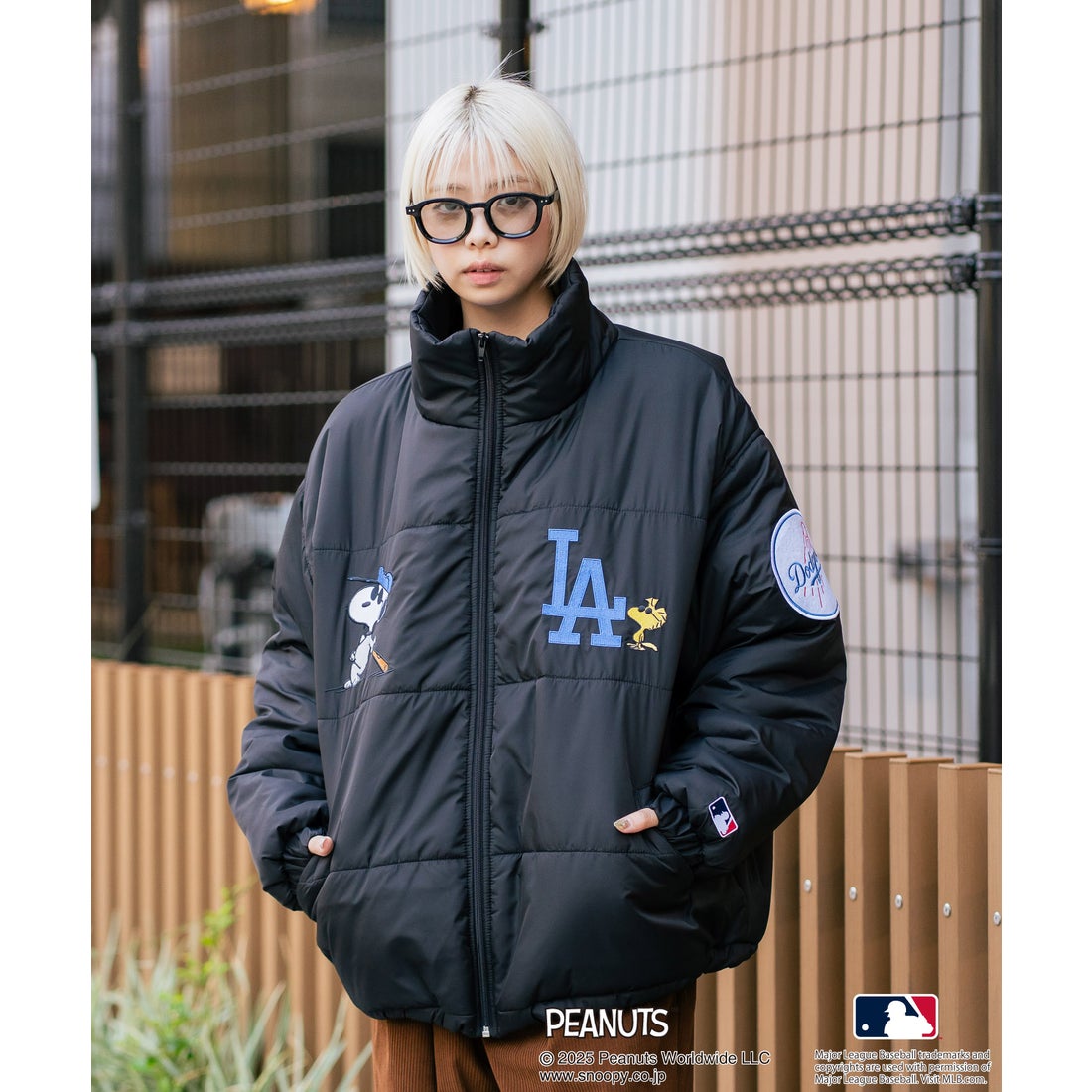 メジャーリーグベースボール MLB MLB PEANUTS バファー JKT ピーナッツ