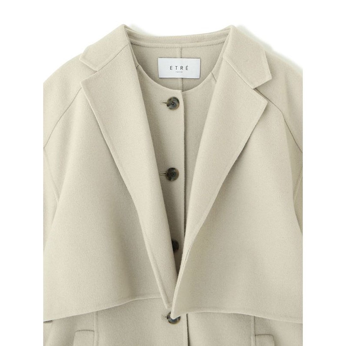 エトレトウキョウ ETRE' TOKYO 2ピースリバージャケット （NAVY