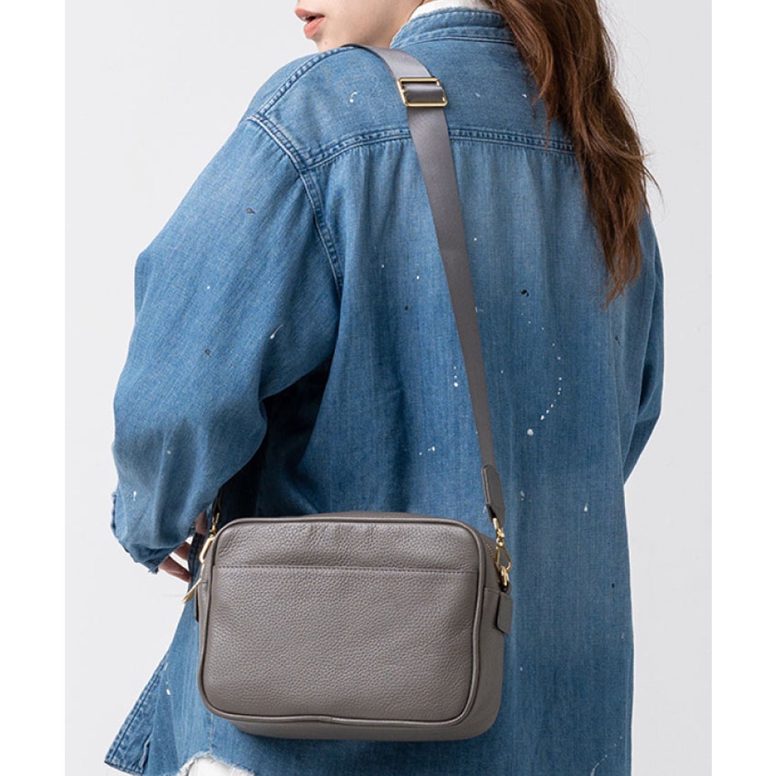 MURA ショルダーバッグ レザー レディース ミニショルダー 牛本革 革