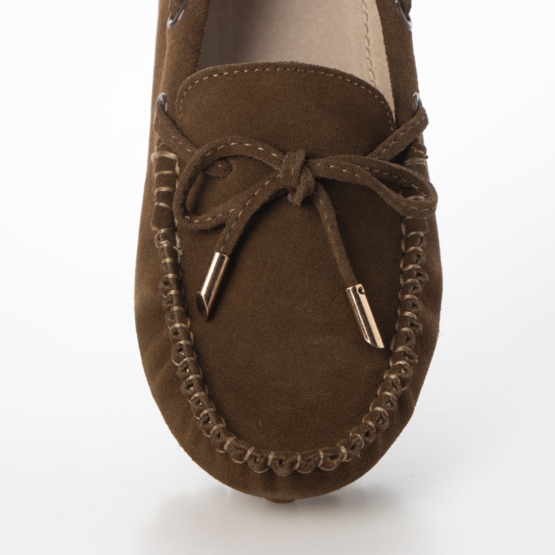 ムア MUA 牛革スエード モカシン （ブラウン） - ファッション通販
