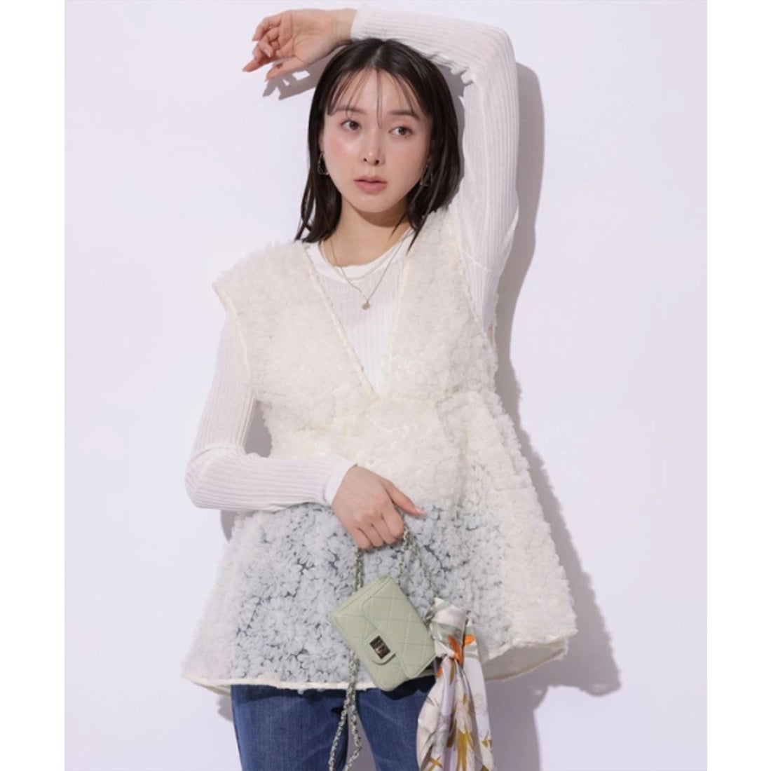 マイストラーダ Mystrada デコラチュールブラウス （黒