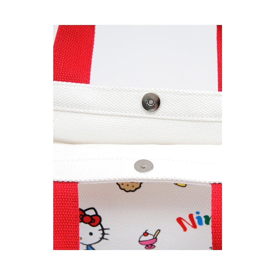 ニーナミュウ Ninamew キティキャンバスミニトートバッグ （レッド