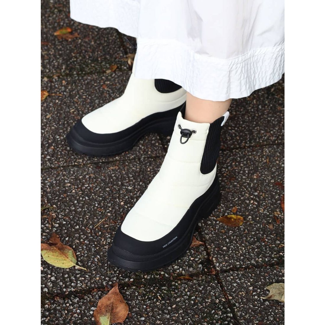 ヌエール nouer VEGE×nouer ハイブリッドスノーブーツ （ブラック