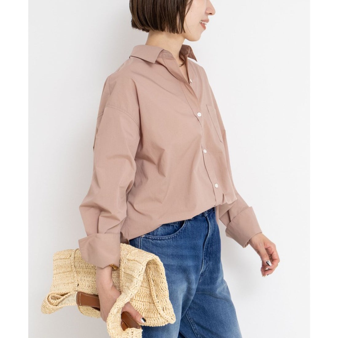 ノーリーズソフィー NOLLEY'S sophi タイプライター2WAYシャツ