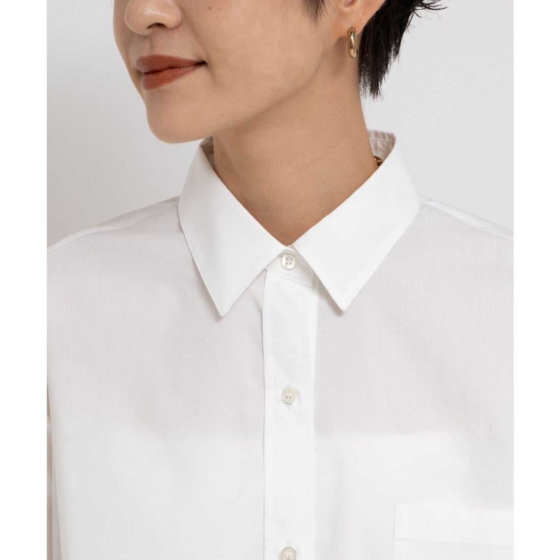 ノーリーズソフィー NOLLEY'S sophi タイプライター2WAYシャツ