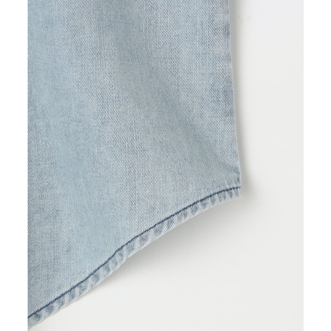 リエミラー Rie Miller 【RM denim】フリルギャザーデニムブラウス