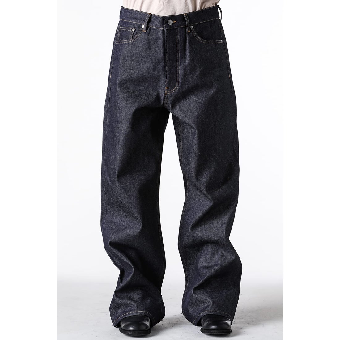 ノーメンテナンス NO MAINTENANCE Raw Baggy Denim （Indigo） -FASCINATE