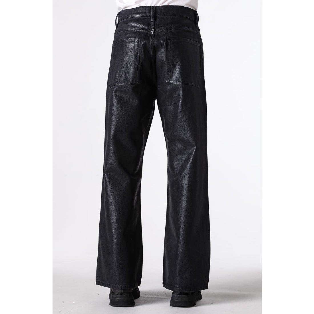 ノーメンテナンス NO MAINTENANCE BAGGY DENIM （WAXED BLACK） -FASCINATE