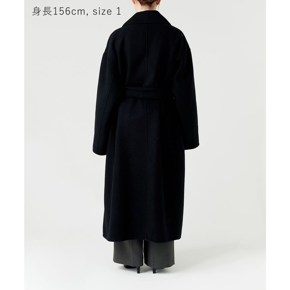 ノーク N.O.R.C ウールメルトンロングリバーコート （ボルドー