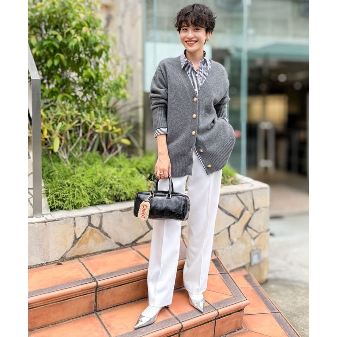 ノーリーズ NOLLEY'S ◇【WEB限定】カシミヤブレンド長めVネック