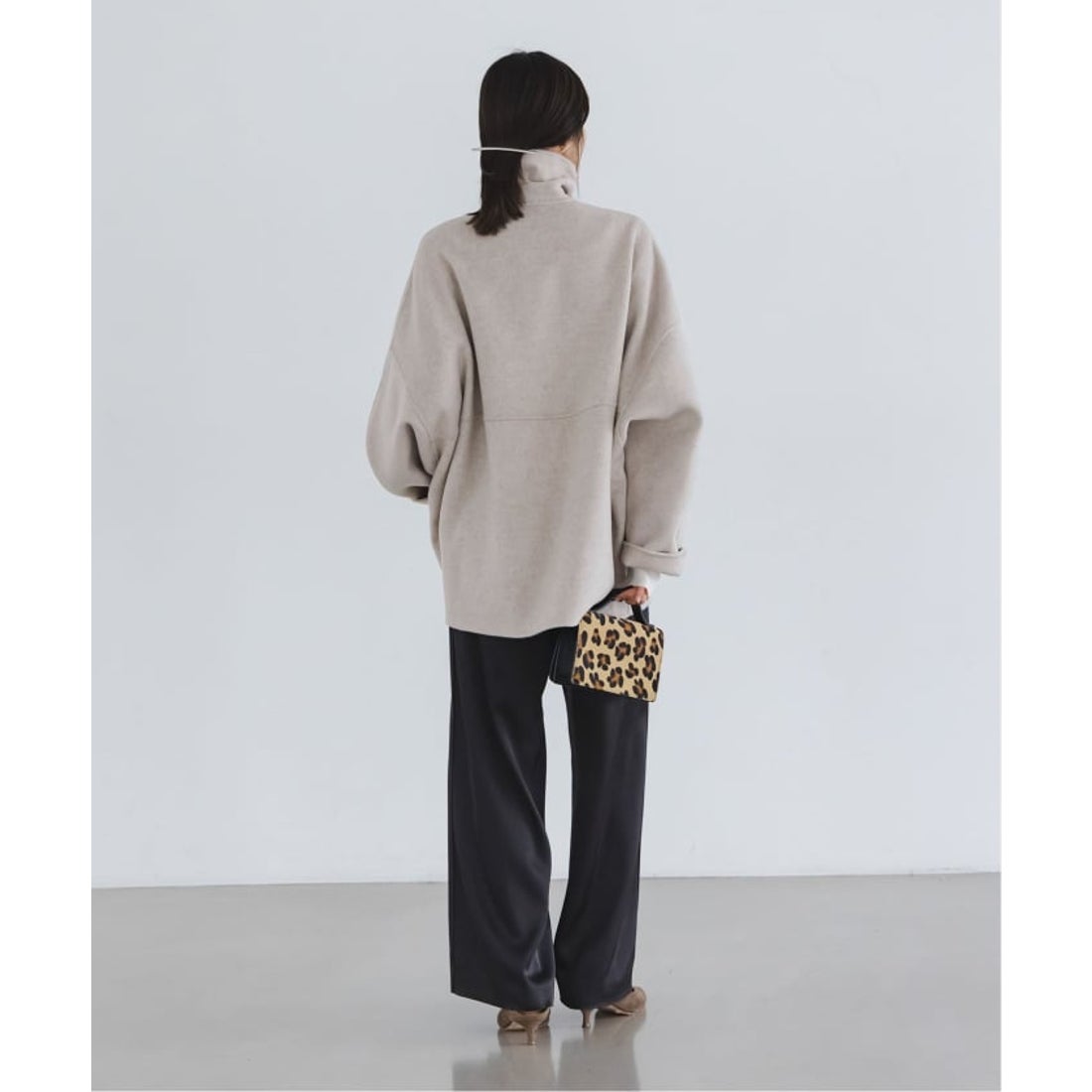 ノーブル NOBLE Super160s リバードルマンショートコート （ベージュ