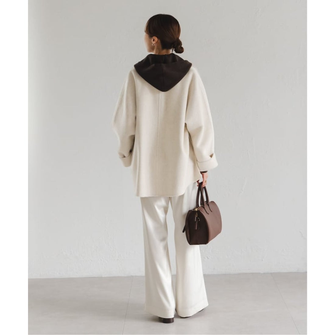 ノーブル NOBLE 《追加》キャメルミックスリバージップコート