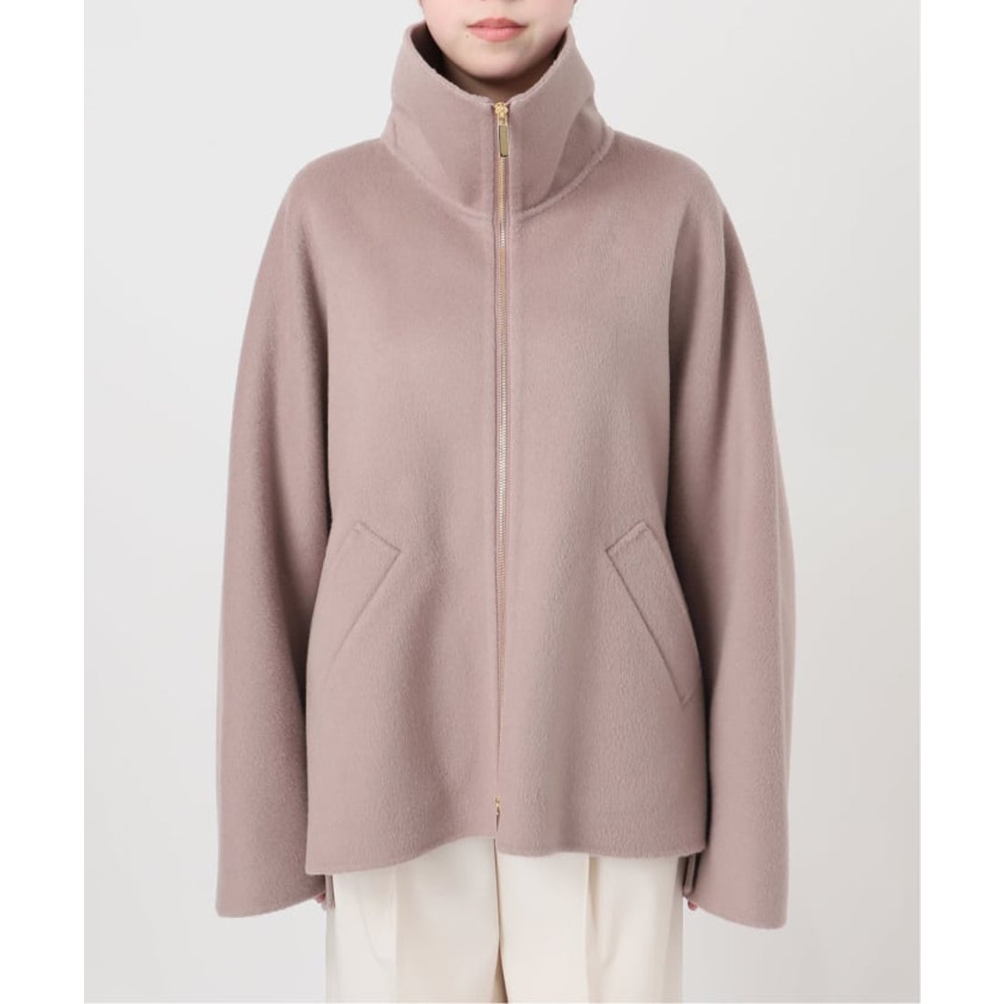 ノーブル NOBLE 《追加》キャメルミックスリバージップコート