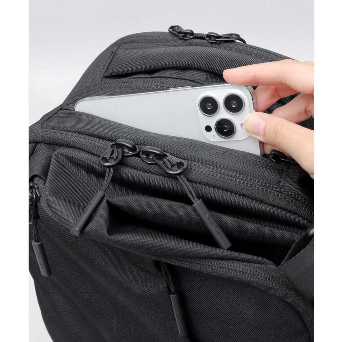 ノーティカ NAUTICA リュック ビジネスリュック メンズ 黒 シンプル 撥