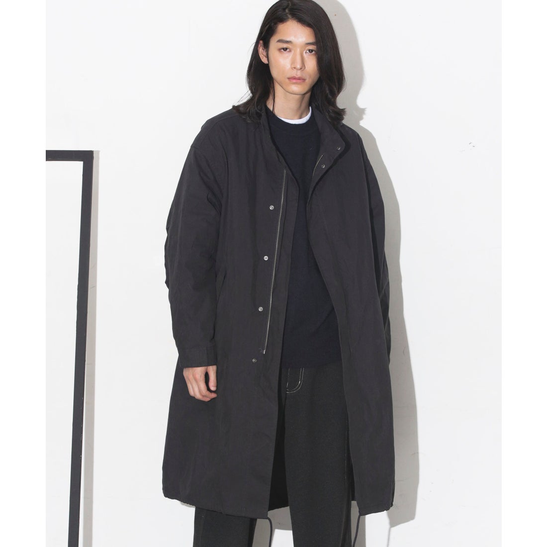 ナノ・ユニバース NANO universe WEB限定 3way モッズコート （カーキ