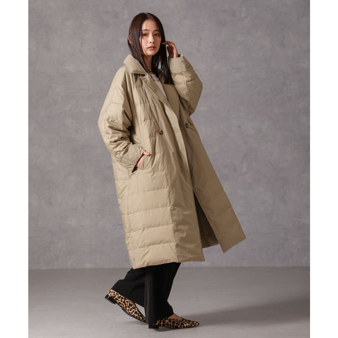 ナノ・ユニバース NANO universe 「西川ダウン（R）」リバーシブル