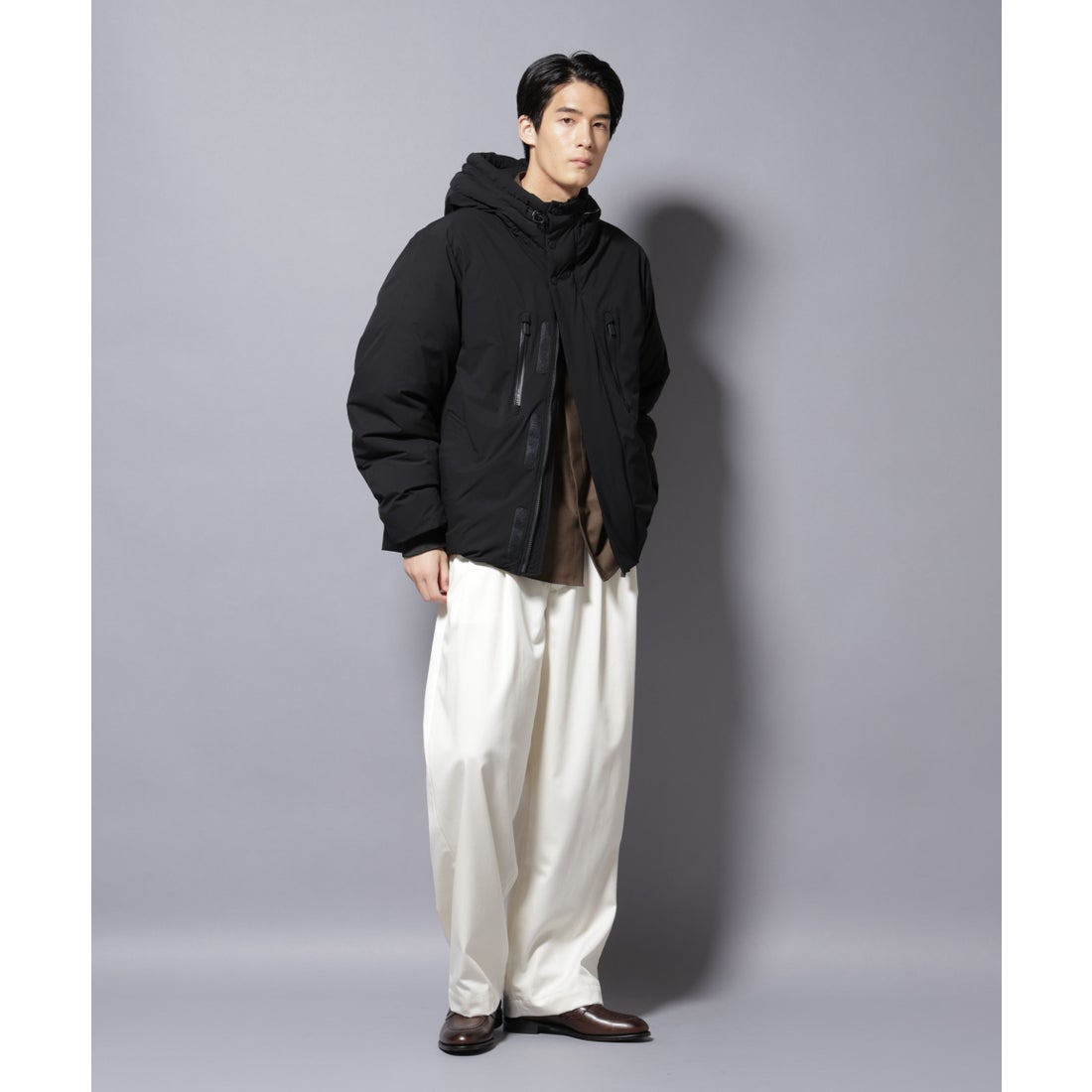 ナノ・ユニバース NANO universe 「西川ダウン（R）」SOLOTEXショート