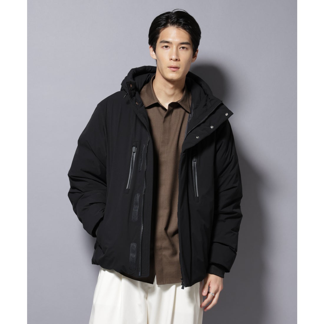 ナノ・ユニバース NANO universe 「西川ダウン（R）」SOLOTEXショート