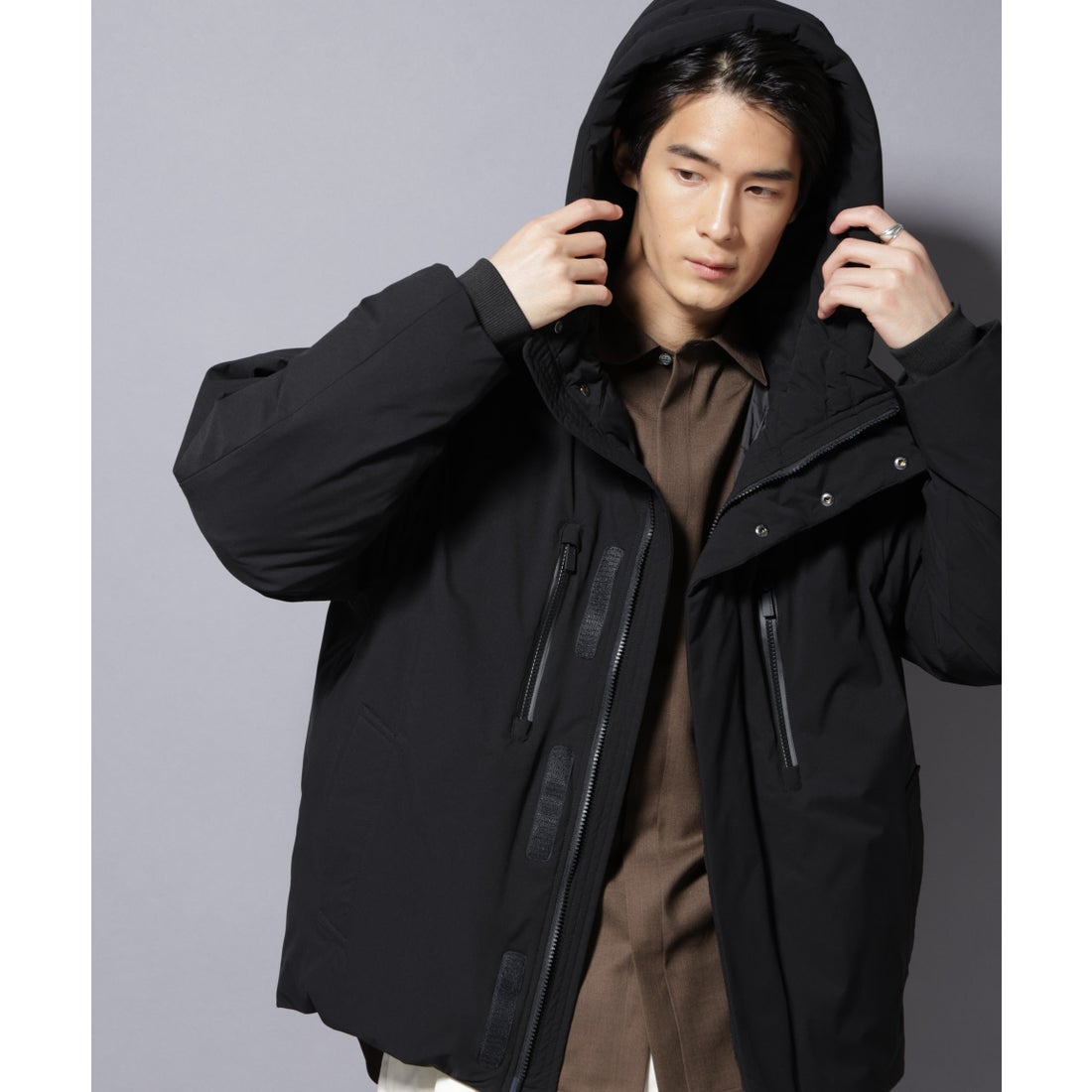 ナノ・ユニバース NANO universe 「西川ダウン（R）」SOLOTEXショート