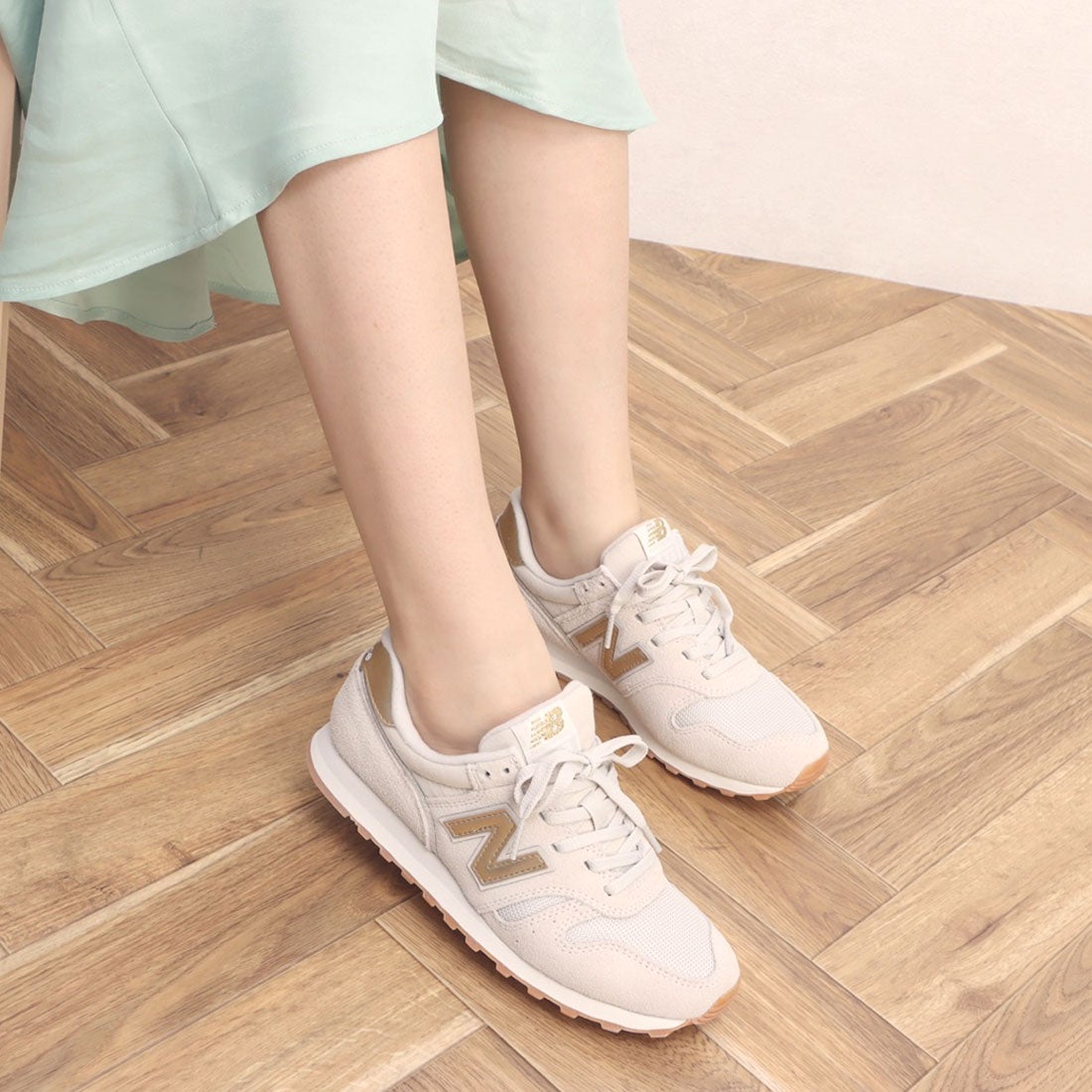 ニューバランス New Balance NB WL373 （FC2（オフホワイト/ゴールド