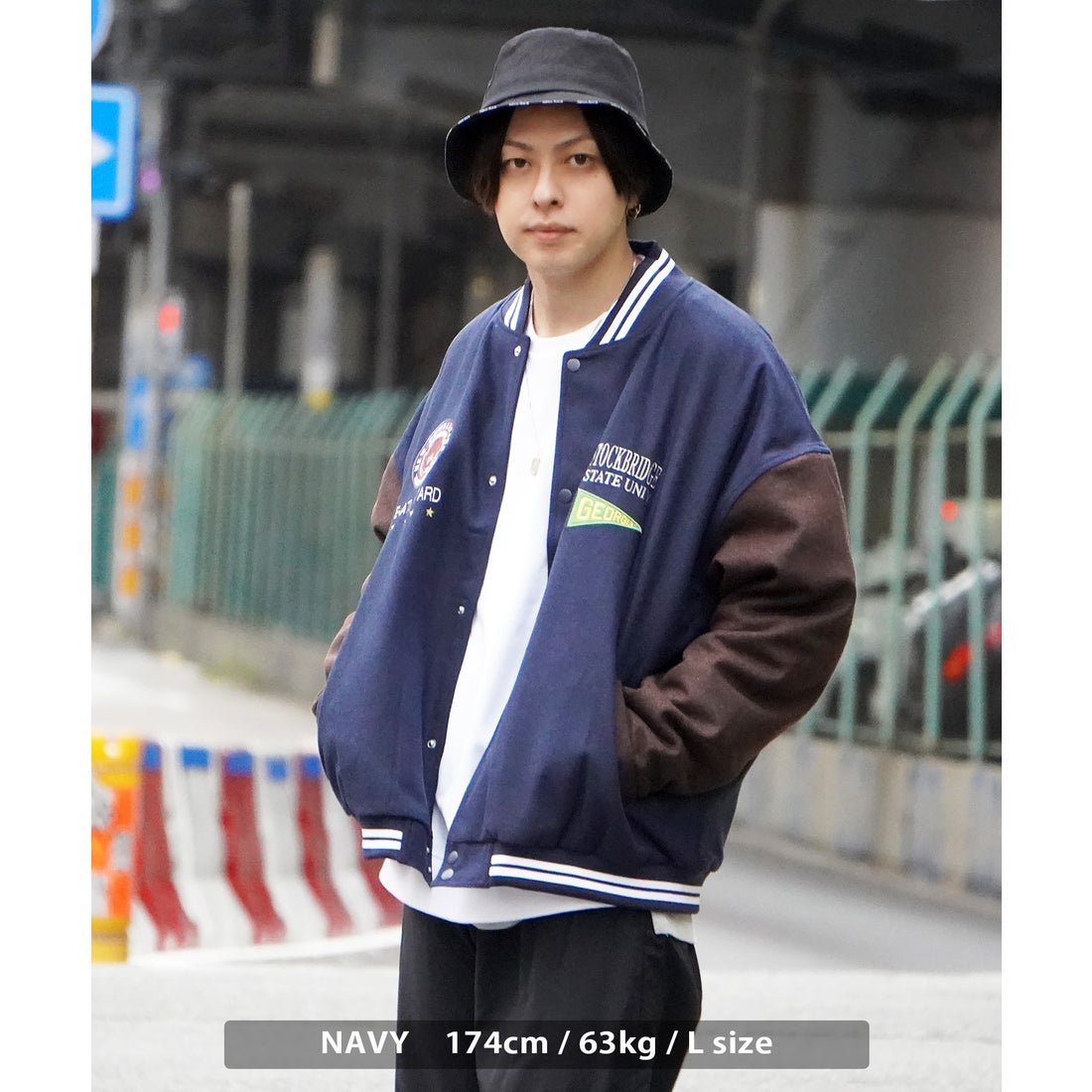 ワンフォークロージング 1111clothing 中綿 スタジャン メンズ