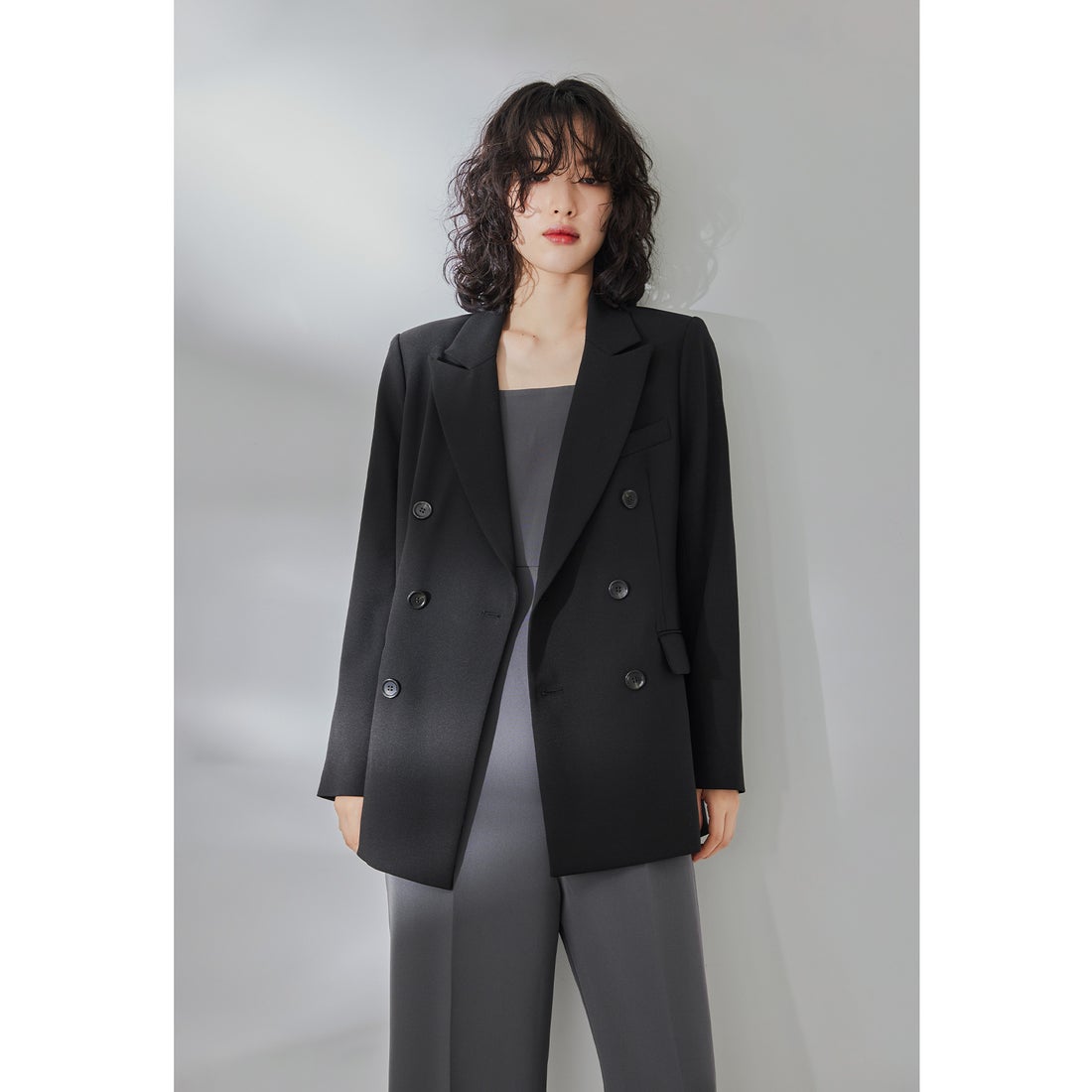 ニアナ niana ピークドラペルジャケット ダブルボタン フォーマル 結婚