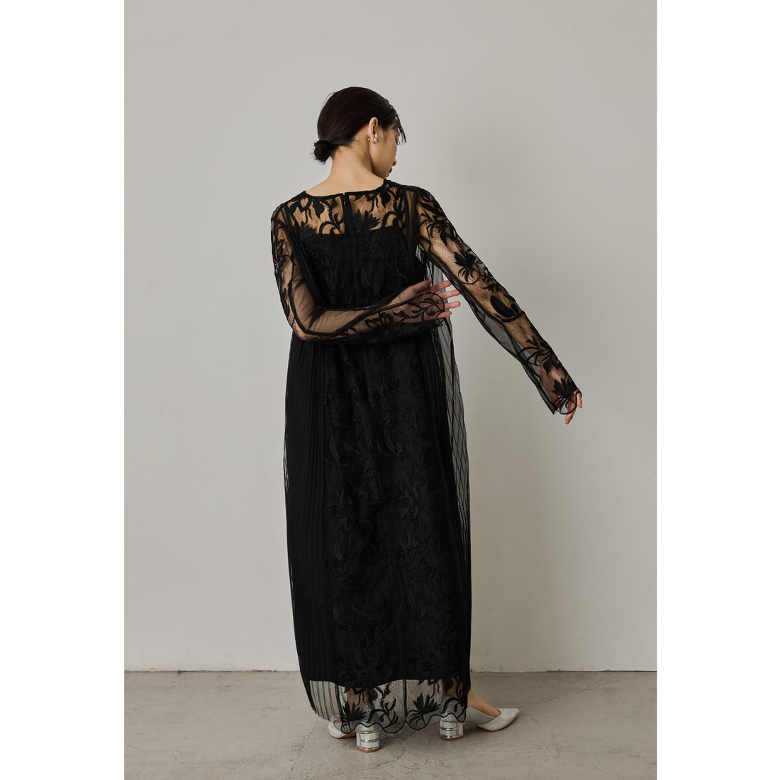 ニアナ niana エスニックサイドプリーツドレス Aライン マタニティ