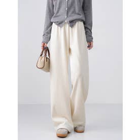 ニジブラ nijibra 脚長着やせ効果◎あったか裏ファーコーデュロイ