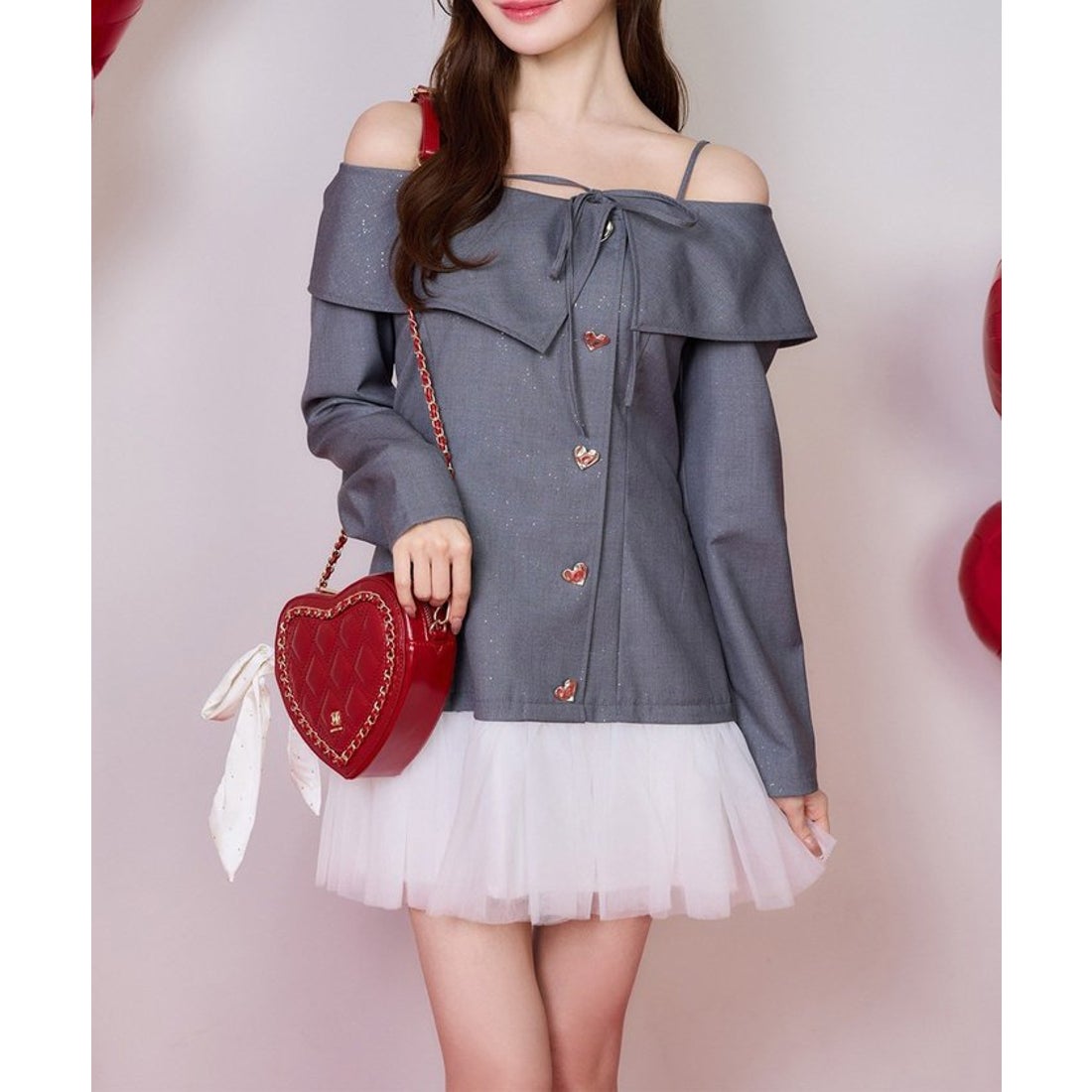 ナイスクラップ NICE CLAUP 【one after another】ハートボタン切替