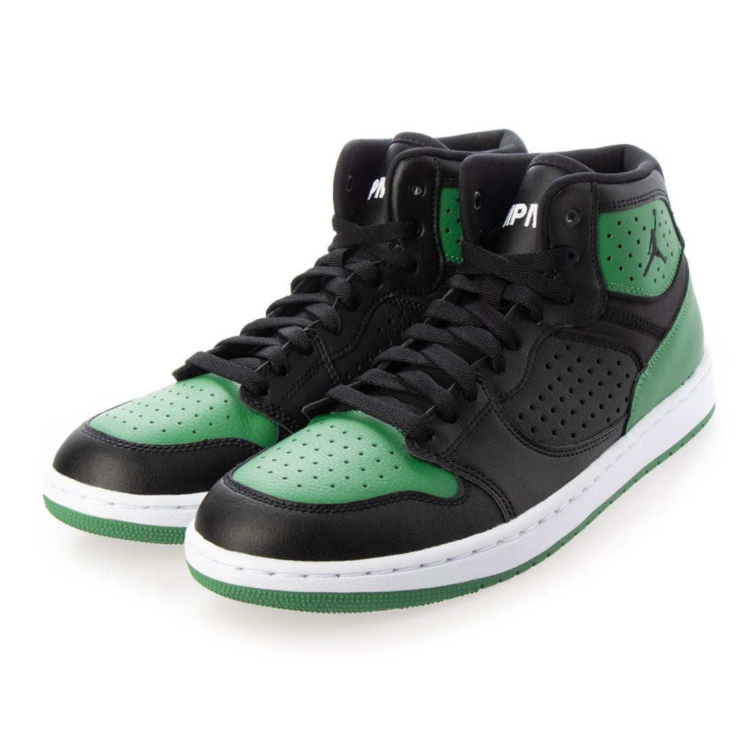 ナイキ NIKE メンズスニーカー ジョーダン アクセス ブラック×グリーン