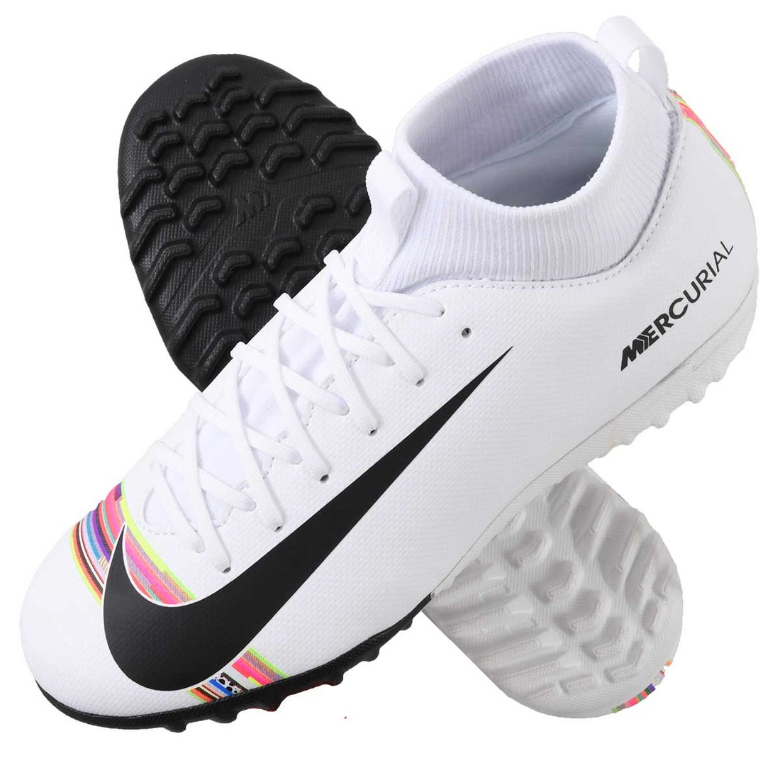 NIKE ナイキ スーパーフライ 6 アカデミー GS TF ジュニア(ホワイト