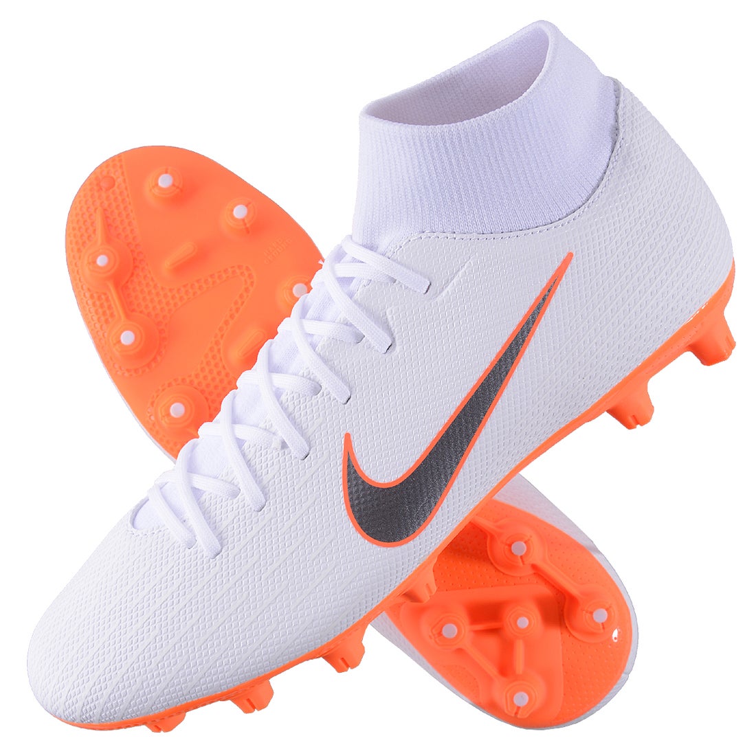 NIKE ナイキ スーパーフライ 6 アカデミー HG(ホワイト×オレンジ