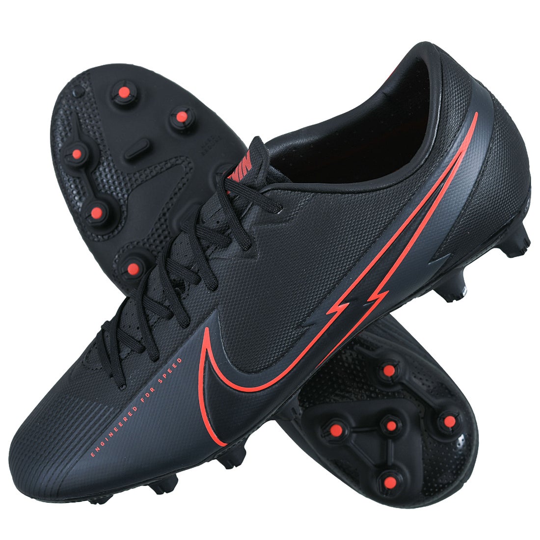 NIKE ナイキ ヴェイパー 13 アカデミー HG(ブラック×レッド) AT7957