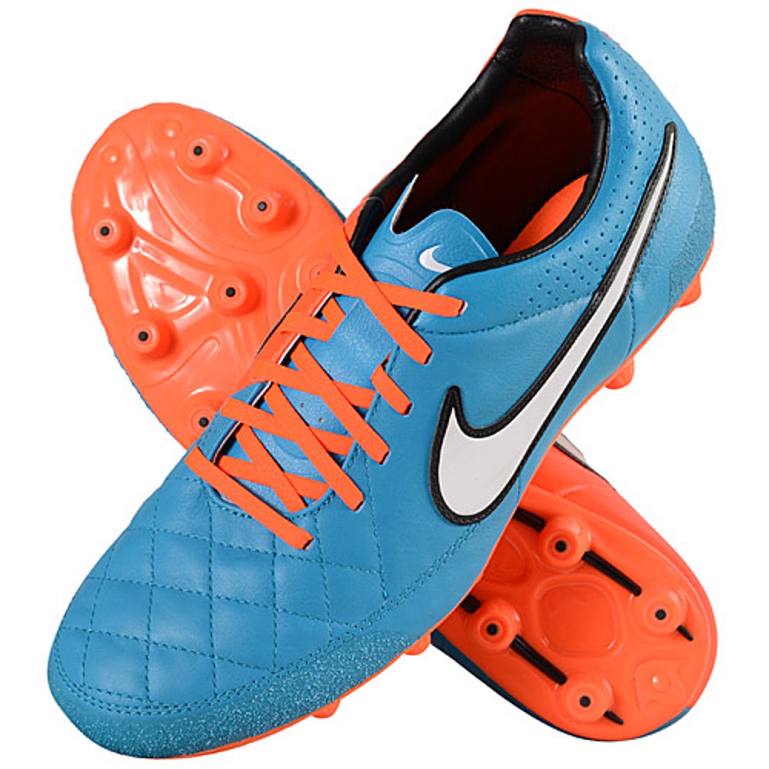 NIKE ナイキ ティエンポ レガシー HG(ブルー×オレンジ) 658108 418