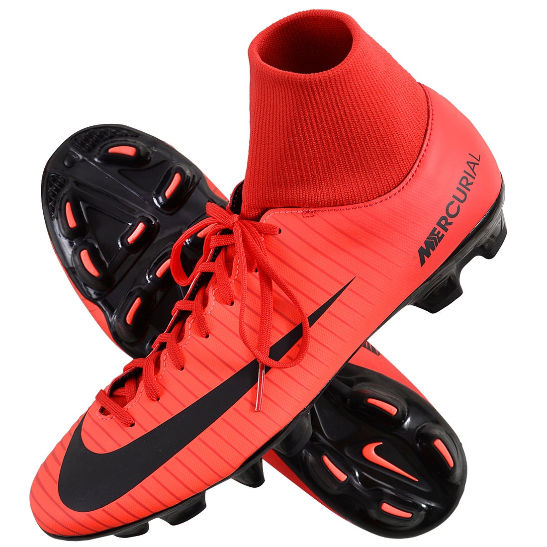 NIKE ナイキ マーキュリアル ビクトリー VI DF HG-V（レッド×ブラック