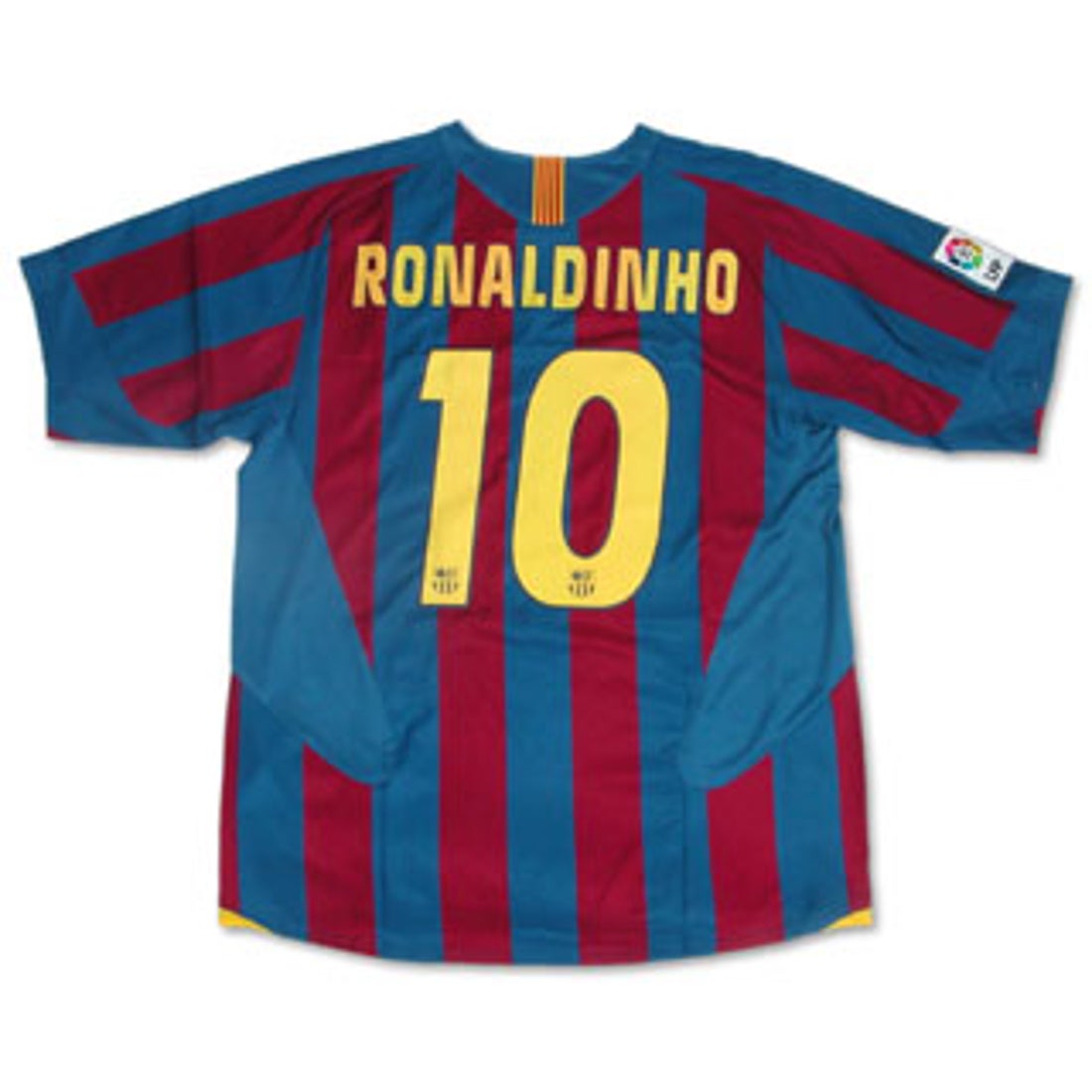 NIKE FCバルセロナ 05/06ホーム半袖ユニフォーム #10 ロナウジーニョ