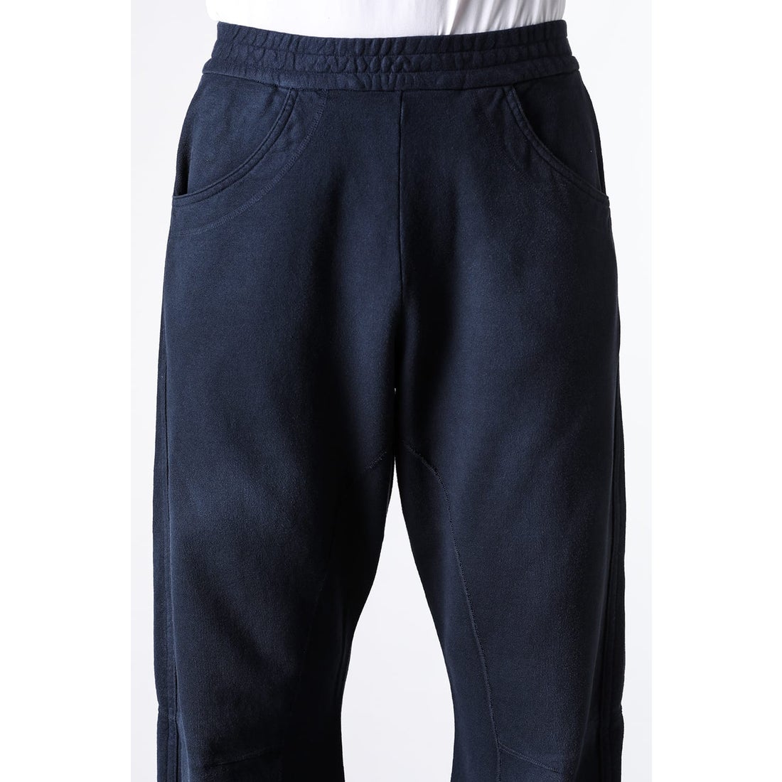 Omar Afridi Knee Darted Flare Pants （Navy） - Osaka / Kyoto