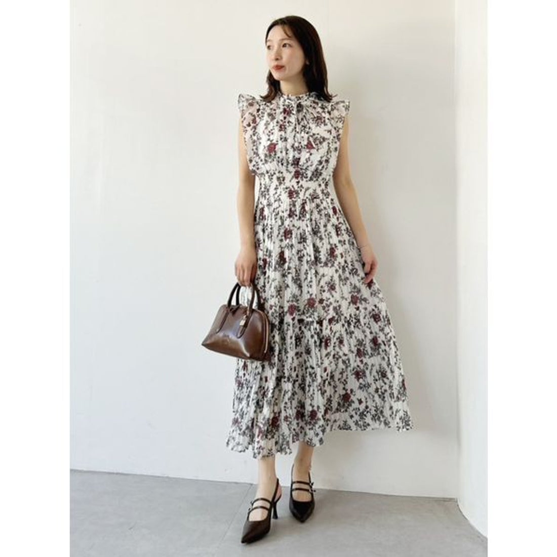 スナイデル SNIDEL Sustainable20周年プリントワンピース （O