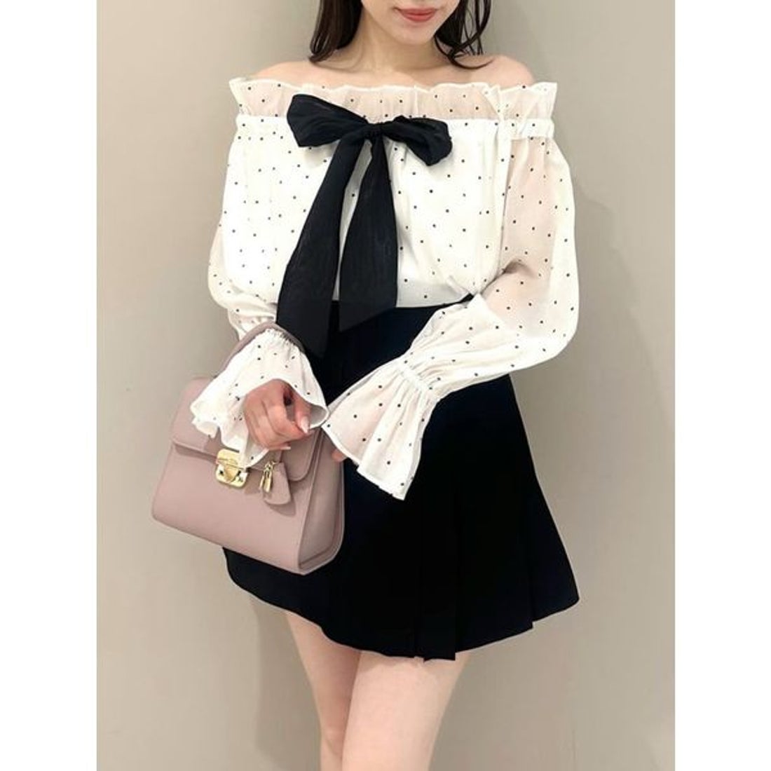 スナイデル SNIDEL プリーツスカショーパン （BLK） - ファッション