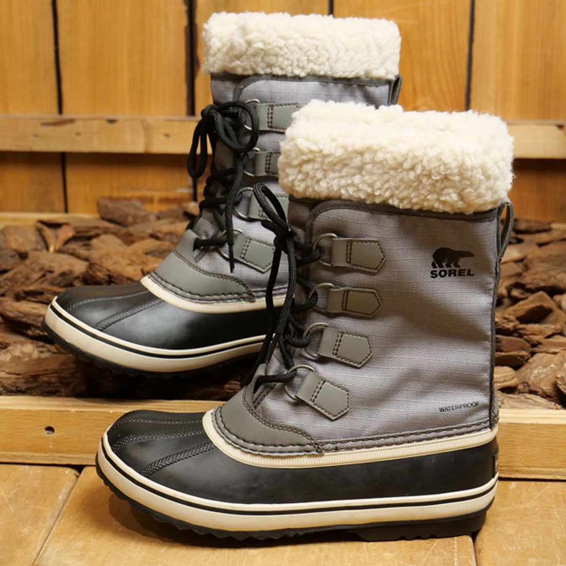 ソレル SOREL W WINTER CARNIVAL BOOT WP Quarry/Black [NL5175-052