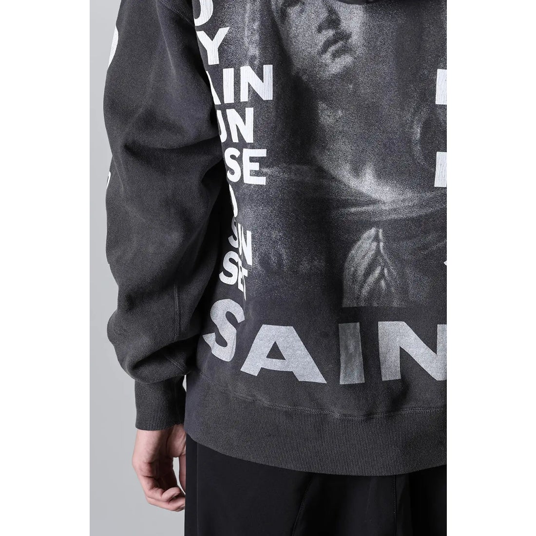 Pay money To my Pain × SAINT Mxxxxxx BRND MONEY Hoodie （Black