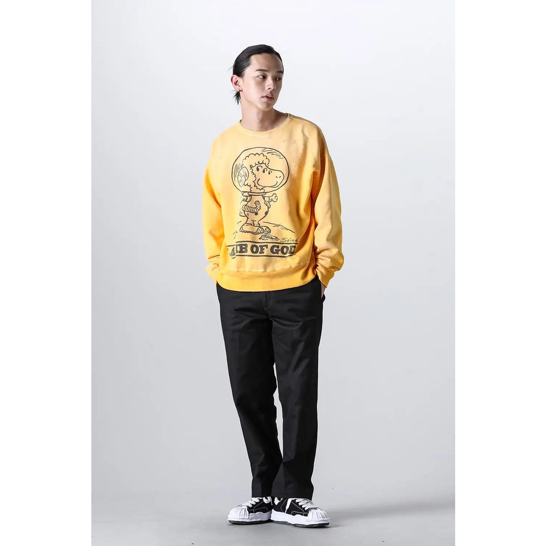セントマイケル SAINT Mxxxxxx LMB OF GD Sweat shirt （Yellow