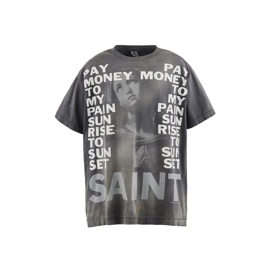 Pay money To my Pain × SAINT Mxxxxxx SR TO SS Short sleeve T-shirt