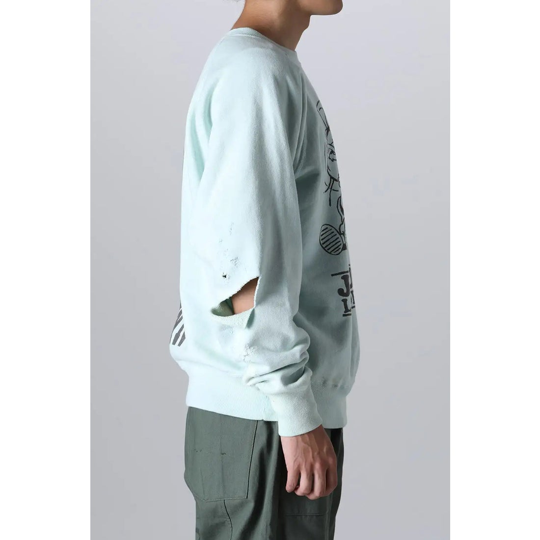 セントマイケル SAINT Mxxxxxx JESUS Sweat shirt （Blue